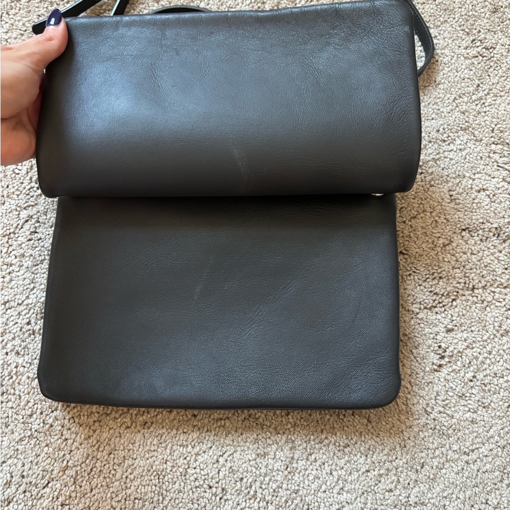 Celine Gray Leather Clutch Trio - Picture 8 of 12